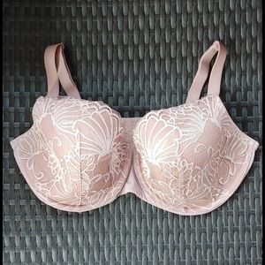 Paramour underwire sz 40DDD lace bra